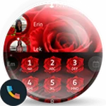 theme dialer love rose android application logo